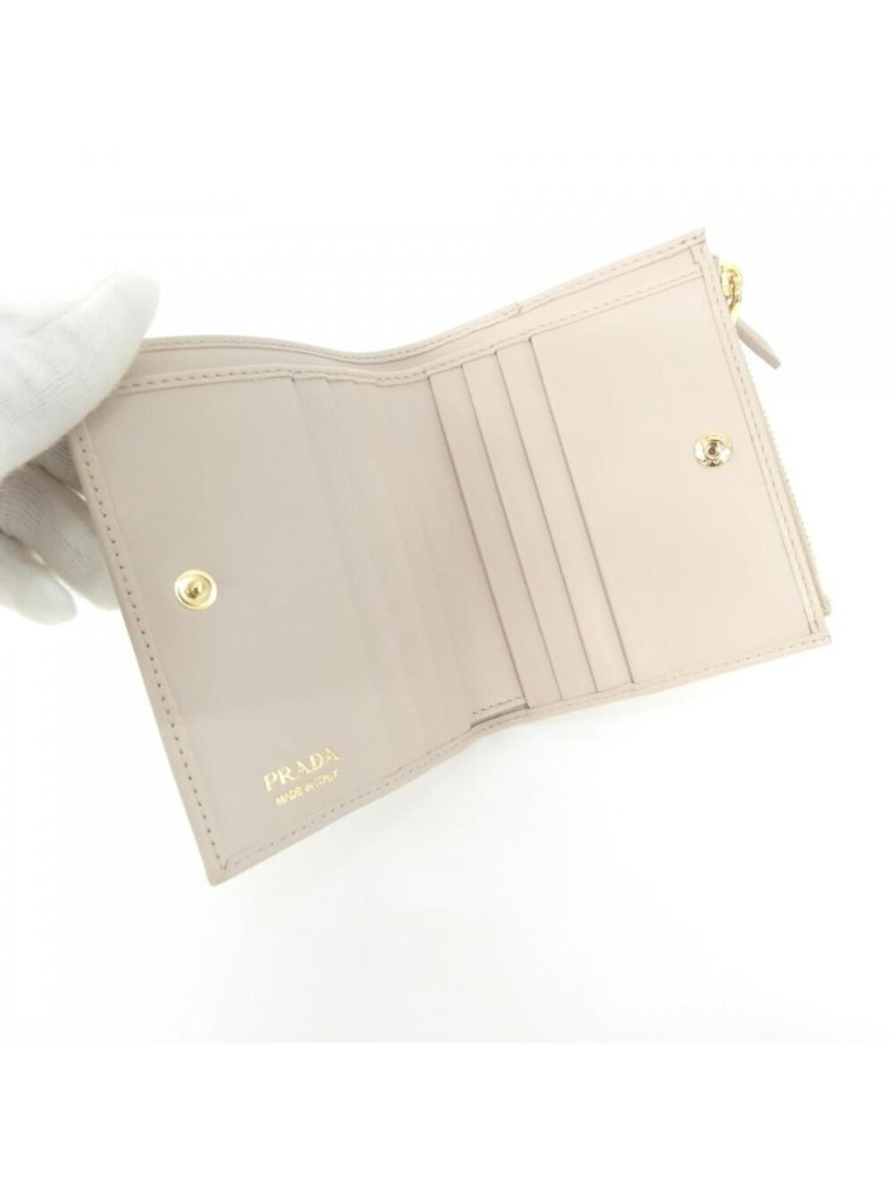 Prada Wallet Gold - Picture 3 of 5